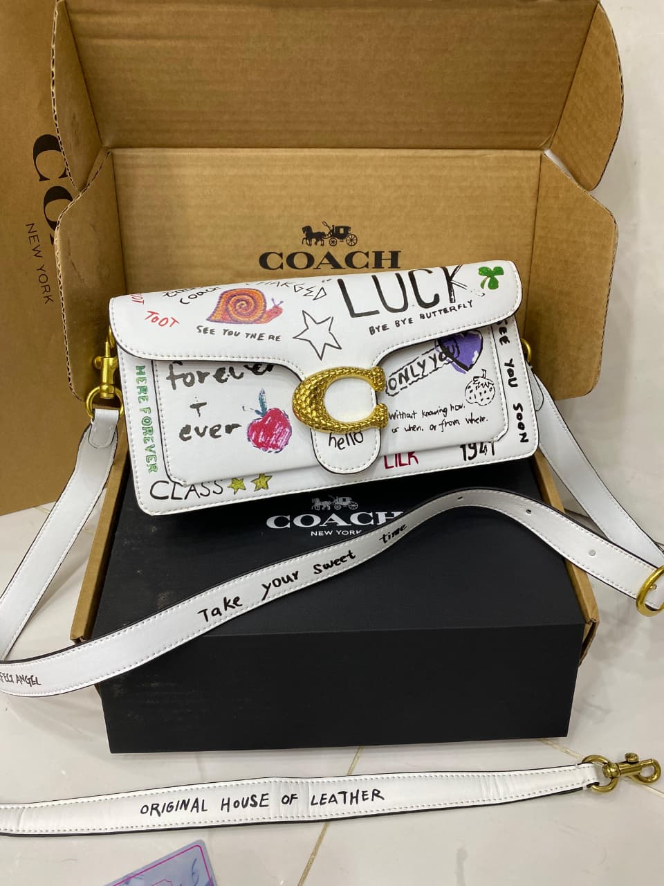 COH Print Tabby Shoulder Bag