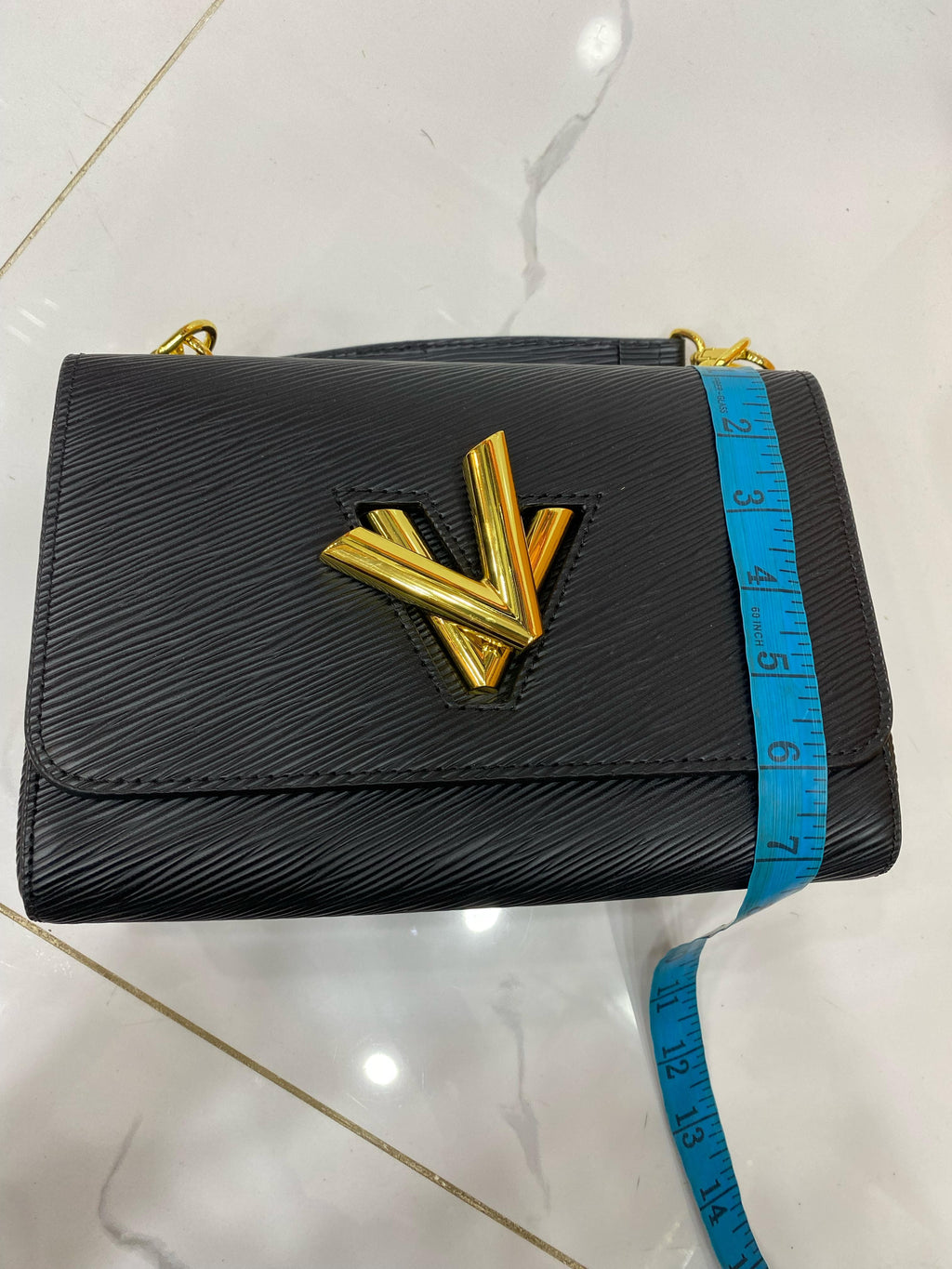 LOUIS VUITTON  MONOGRAM BAG WITH LONG BELT