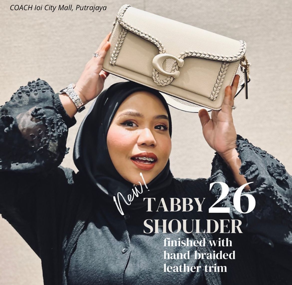 Coach  Tabby Shoulder Bag 26 with Braid