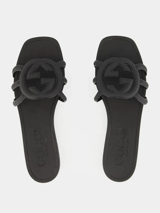 GUCCI Women's Mystic Logo Slide Sandals