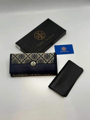 Fioure Wallet Shoes — Monogram Canvas in Navy