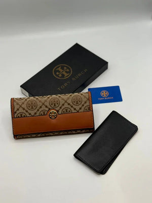 Fioure Wallet Shoes — Monogram Canvas in Tan