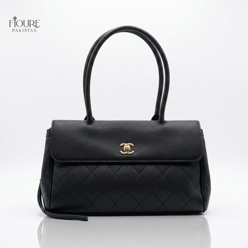 CC Quilted Shoulder Bag