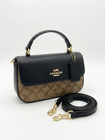 Fioure Classic Monogram Mini Top Handle Bag