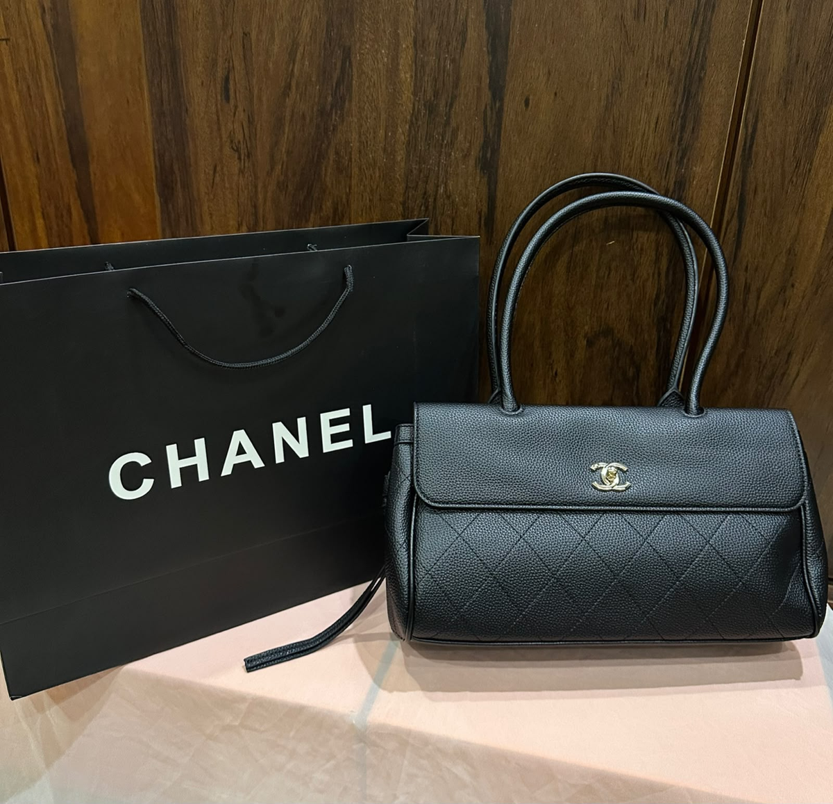 CC Quilted Shoulder Bag - additional view 2