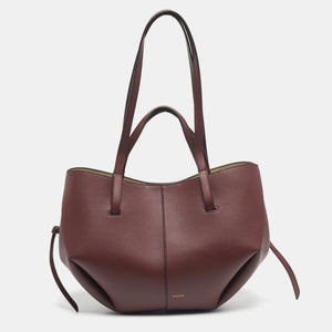 Fioure Cyme Large Textured Leather Tote — Dual Handles & Removable Pocket