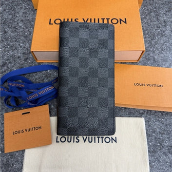 Louis Vuitton Long Wallet & Card Holder - Signature Canvas
