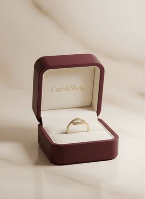 Fioure Serpentine Wrap Ring — Dual-Row Diamond Wave Bypass in Modern Minimalist Gold