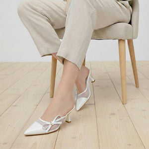 Fioure Tie — Refined Design in White