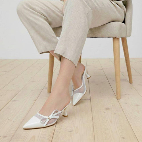 Fioure Tie — Refined Design in White