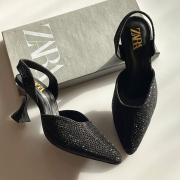 Fioure Bella Signature Heels — Pointed Toe in Black