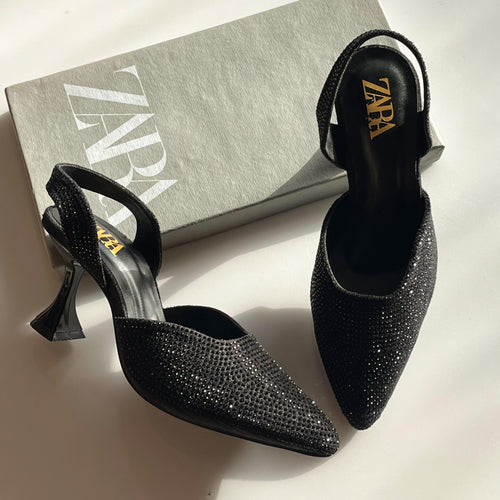 Fioure Bella Signature Heels — Pointed Toe in Black