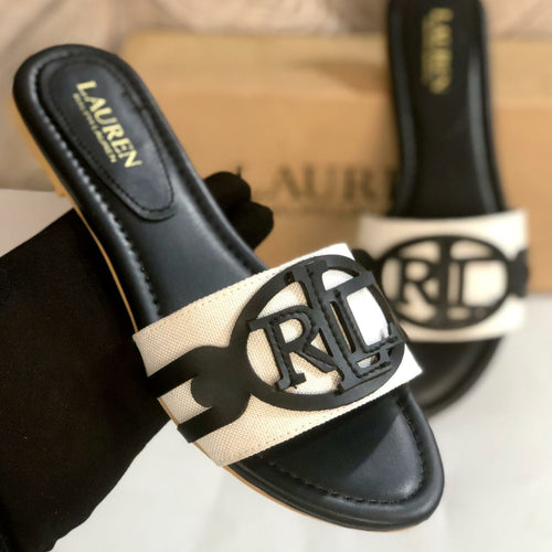 Fioure RL Luxe Flat () — Cushioned Footbed in Black