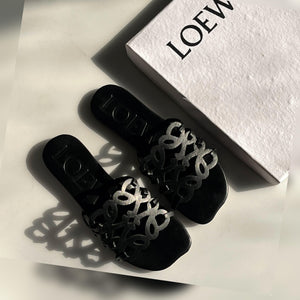 Fioure Premium Flats () — Slip-On Comfort in Black