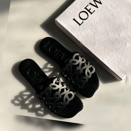 Fioure Premium Flats () — Slip-On Comfort in Black