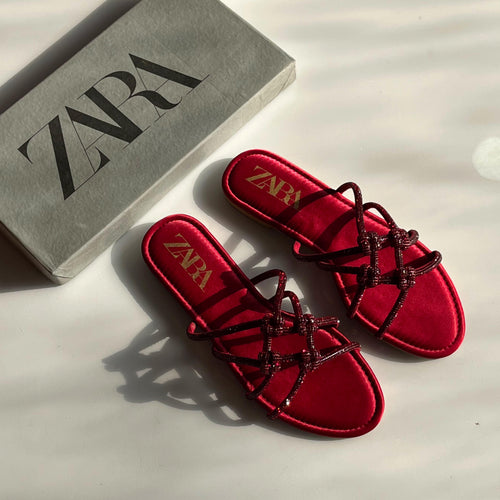 Fioure Mesh Comfort Flats () — Mesh Upper in Red