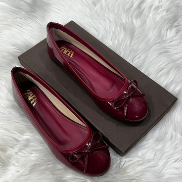 Fioure Knot Elegance Pumps () — Elevated Heel in Burgundy