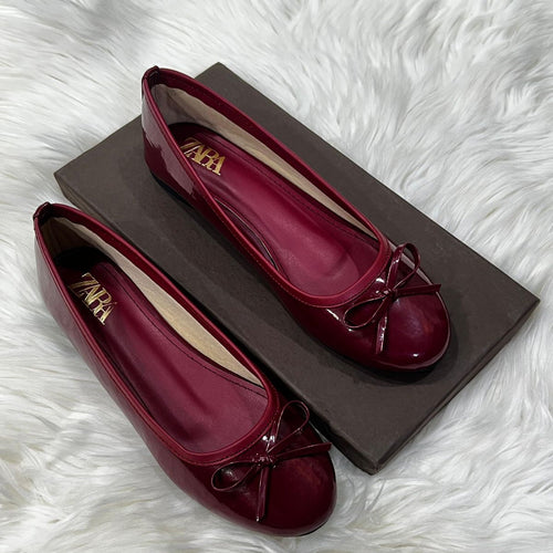 Fioure Knot Elegance Pumps () — Elevated Heel in Burgundy