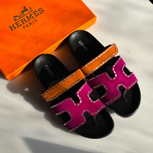 Fioure Chypre Stones Sandal () — Stone Embellished in Pink